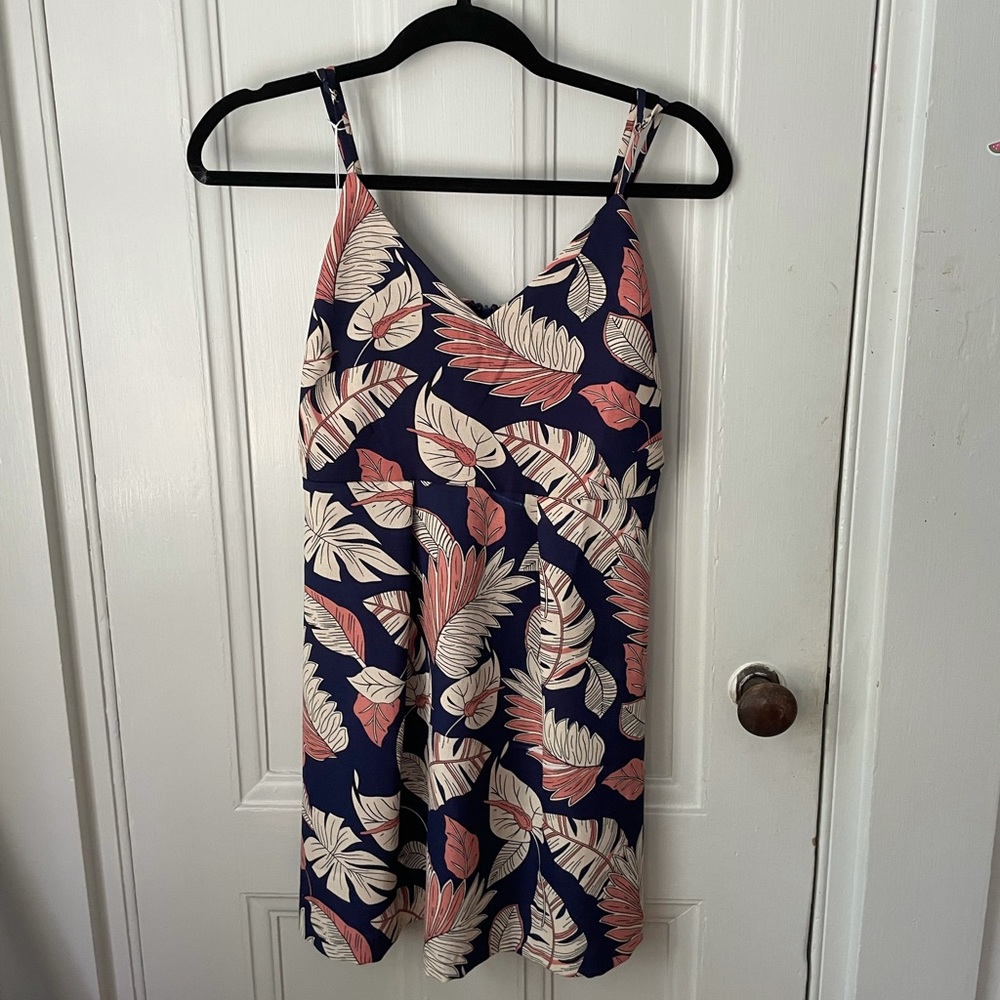 FLORAL MINI DRESS